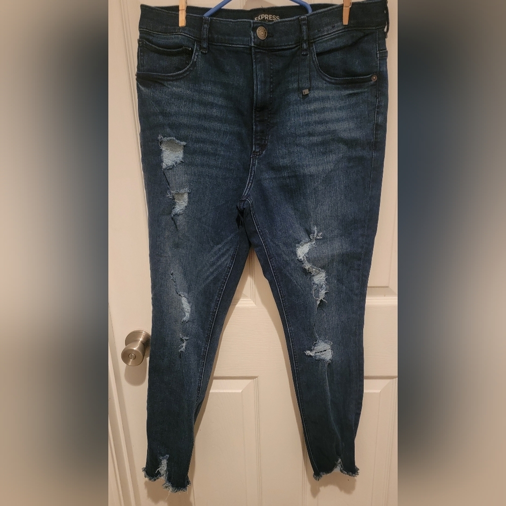 Express high-rise ankle legging Jeans size 14